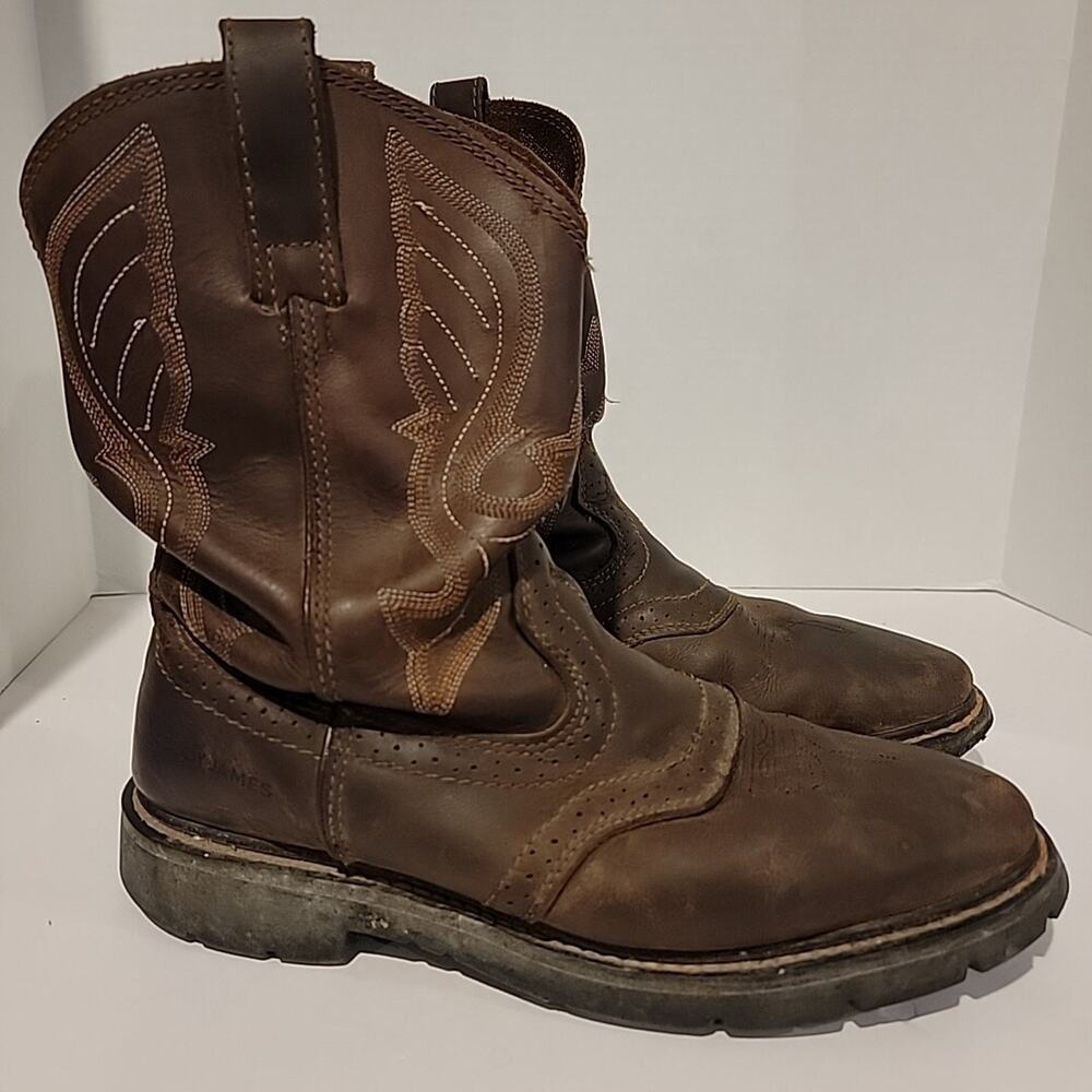 Cody James Soft Toe Western Work Boot Brown Men's Size 11D Style C9RR2